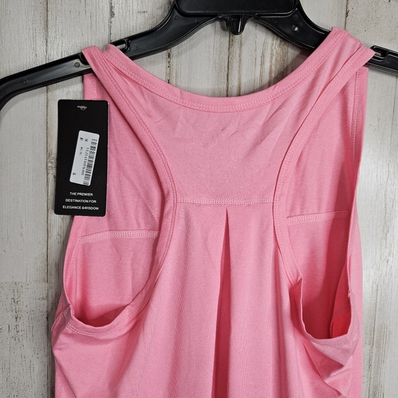 Women's Pink Racer Back Tank Top Athletic Running NWT Ladies  Size Small - Picture 4 of 12